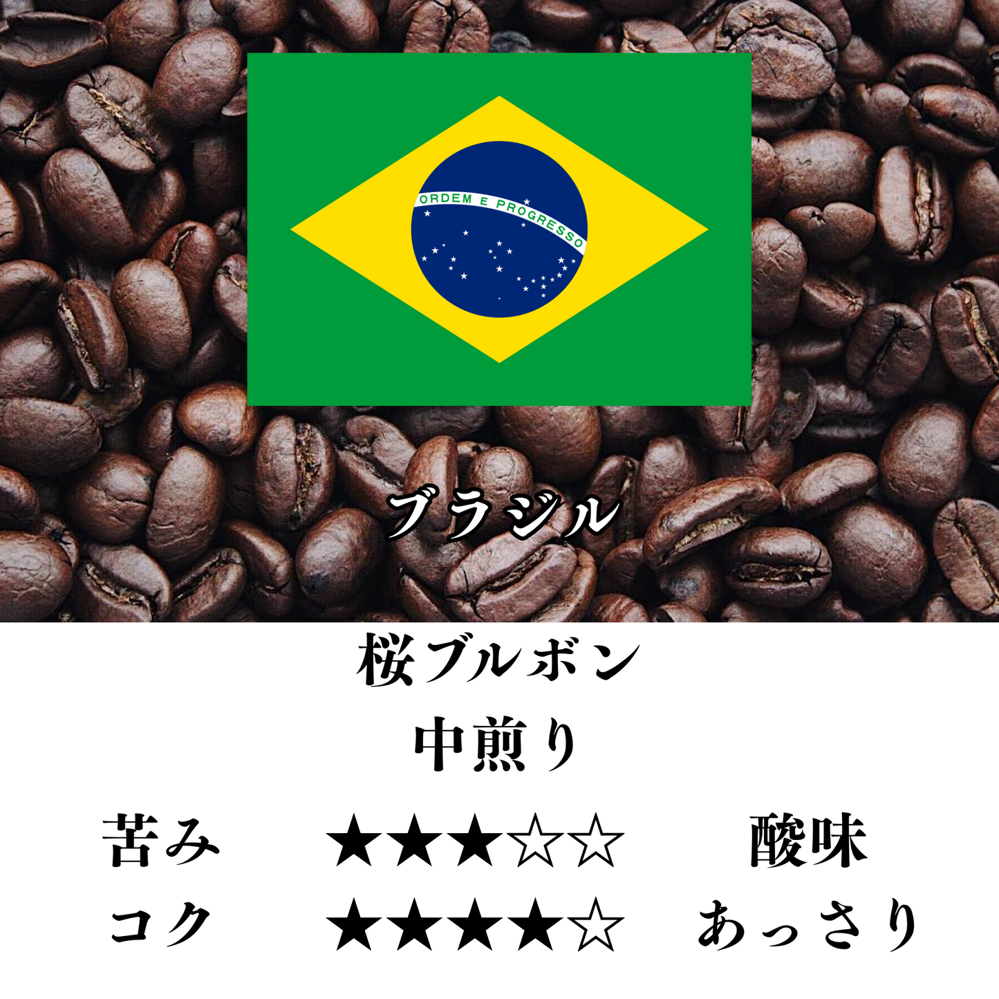 ブラジル 桜ブルボン 中煎り ドリップパック